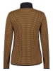 CMP Fleecepullover in Hellbraun/ Schwarz