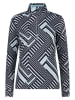 CMP Functioneel shirt zwart/wit/lichtblauw