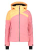 CMP Ski-/snowboardjas lichtroze/geel
