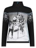 CMP Funktionslongsleeve in Schwarz/ Weiß