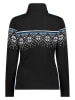 CMP Funktionslongsleeve in Schwarz/ Weiß