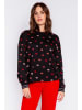 PJ Salvage Pyjama-Oberteil in Schwarz