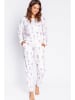 PJ Salvage Pyjama-Oberteil in Weiß