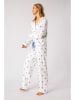 PJ Salvage Pyjama-Hose in Weiß