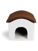 Lifa Living Tierhaus in Weiß/ Braun - (B)38 x (H)36 x (T)39 cm