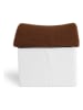 Lifa Living Tierhaus in Weiß/ Braun - (B)38 x (H)36 x (T)39 cm