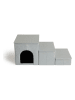 Lifa Living Tiertreppe in Grau - (B)70 x (H)30 x (T)35 cm