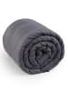 Lifa Living Gewichtsdecke in Anthrazit - (L)200 x (B)140 cm