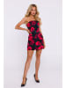 made of emotion Jurk zwart/rood