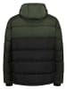 CMP Steppjacke in Schwarz/ Grün
