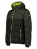 CMP Steppjacke in Schwarz/ Grün