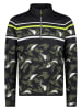 CMP Funktionsshirt in Schwarz/ Khaki