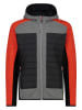 CMP Hybridjacke in Rot/ Grau