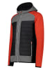 CMP Hybride jas rood/grijs