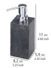 Wenko Seifenspender ''Slate Rock'' in Anthrazit - 250 ml