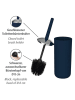 Wenko Toiletborstelgarnituur ''Brasil'' donkerblauw - (H)37 cm