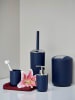 Wenko Toiletborstelgarnituur ''Brasil'' donkerblauw - (H)37 cm