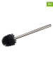Wenko 2-delige set: toiletborstels zwart/zilverkleurig - (L)35 cm