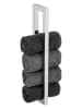 Wenko Handdoekhouder ''Reitani'' zilverkleurig - (B)2 x (H)40 x (D)9 cm