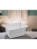 Wenko 2-delige set: opbergboxen ''Adria'' wit - (B)19 x (H)9 x (D)14 cm