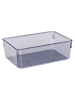 Wenko Opbergbox ''San Diego'' grijs - (B)24,4 x (H)8,5 x (D)16,3 cm