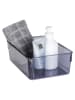 Wenko Opbergbox ''San Diego'' grijs - (B)24,4 x (H)8,5 x (D)16,3 cm