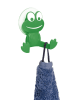 Wenko 2-częściowy zestaw "Frog" w kolorze zielonym - Ø 9 cm