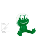 Wenko 2-częściowy zestaw "Frog" w kolorze zielonym - Ø 9 cm