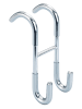 Wenko Duschhaken ''Taranto'' in Silber - (L)12 x (B)5 cm