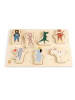 Sebra Steckpuzzle "Toes & Builders" - ab 12 Monaten