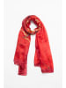 Made in Silk Zijden sjaal rood - (L)190 x (B)110 cm