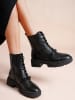 Foreverfolie Boots in Schwarz