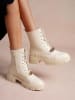 Foreverfolie Boots in Creme
