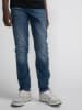 Petrol Dżinsy - Tapered fit - w kolorze niebieskim