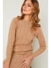 So Cachemire Strickkleid "Alavie" in Camel