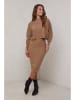 Soft Cashmere 2-częściowy zestaw w kolorze karmelowym