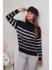 Soft Cashmere Golf w kolorze czarno-białym
