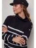 Soft Cashmere Golf w kolorze czarno-białym