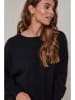 Soft Cashmere Sukienka dzianinowa w kolorze czarnym