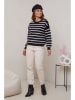 Soft Cashmere Sweter w kolorze czarno-białym