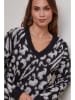 Soft Cashmere Sweter w kolorze czarno-szarym