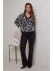 Soft Cashmere Trui zwart/grijs