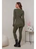 Soft Cashmere 2tlg. Outfit in Khaki