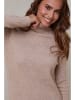 Soft Cashmere Sukienka dzianinowa w kolorze beżowym
