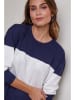 Soft Cashmere Sweter w kolorze granatowo-białym