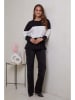 Soft Cashmere Sweter w kolorze czarno-białym