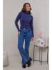 Soft Cashmere Rollkragenpullover in Dunkelblau