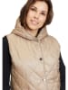 AMBER & JUNE Steppweste in Beige