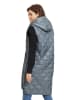 AMBER & JUNE Doorgestikte bodywarmer grijs