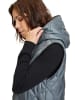AMBER & JUNE Doorgestikte bodywarmer grijs